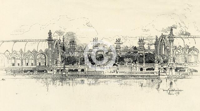 'The Pavilions of Horticulture and Forestry by Tony Grubhofer', 1900. Creator: Tony Grubhofer.