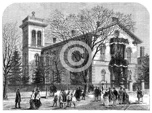 The Peabody Institute, Peabody, Massachusetts, 1870. Creator: Unknown.