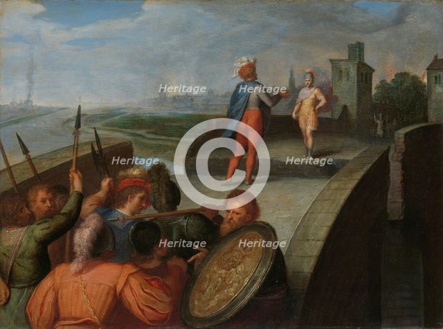 The Peace Negotiations between Julius Civilis and the Roman General Cerialis, 1600-1613. Creator: Otto Van Veen.