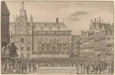 The Peace of Munster, 1641. Creator: Wenceslaus Hollar