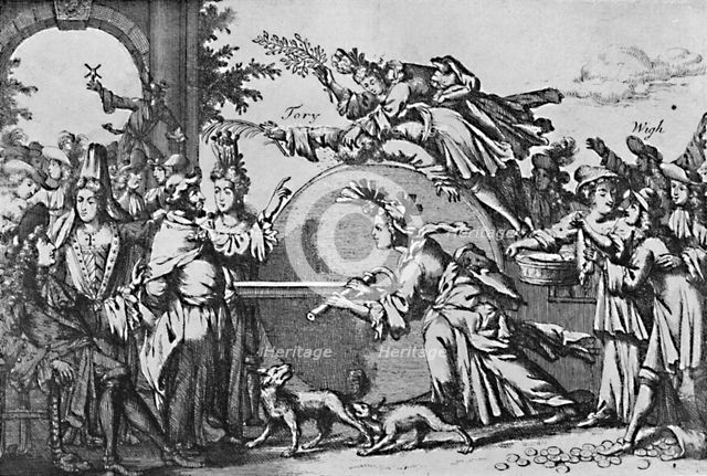 'The Peace of Utrecht from a Dutch Standpoint', c1713, (1903). Artist: Unknown.