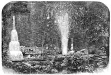 The Peace Commemoration at Lynn - the Fireworks in the Green-Park: the Grand Finale, 1856. Creator: Unknown