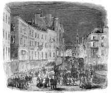 The Peace Illumination: Strand, 1856. Creator: Unknown