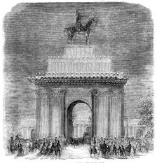 The Peace Illuminations -The Green Park, 1856. Creator: Unknown