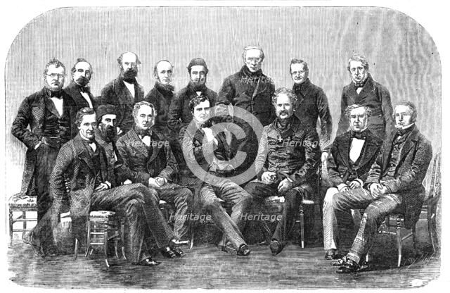 The Peace Plenipotentiaries - from a photograph by Mayer Brothers, and Pierson, of Paris, 1856.  Creator: Unknown.