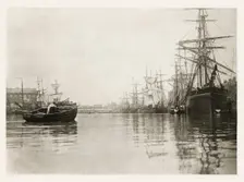 The Peaceful Harbour, 1887. Creators: Peter Henry Emerson, Walter L. Colls
