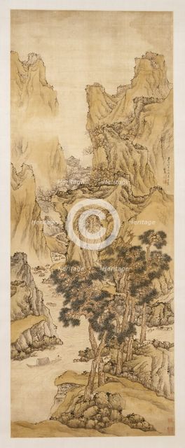 The Peach Blossom Spring, 1650. Creator: Liu Du (Chinese, active c. 1628-after 1653).