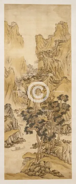 The Peach Blossom Spring, 1650. Creator: Liu Du (Chinese, active c. 1628-after 1653).