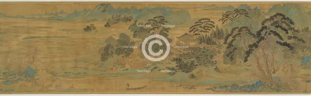 The Peach Blossom Spring, Late Ming (1368-1644) or early Qing (1644-1912) dynasty. Creator: Unknown.