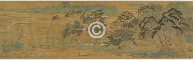 The Peach Blossom Spring, Late Ming (1368-1644) or early Qing (1644-1912) dynasty. Creator: Unknown.
