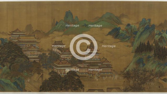 The Peach Festival of the Queen Mother of the West, Ming or Qing dynasty, 17th-18th century. Creator: Unknown.