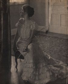 The Peacock Feather, c. 1902. Creator: Clarence H. White (American, 1871-1925)