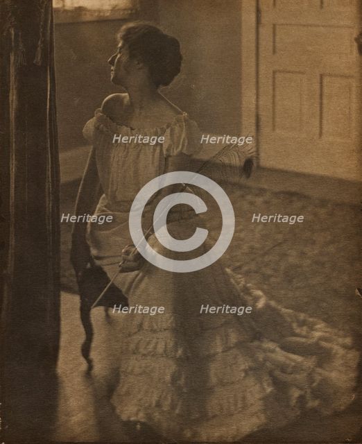 The Peacock Feather, c. 1902. Creator: Clarence H. White (American, 1871-1925).