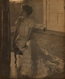 The Peacock Feather, c. 1902. Creator: Clarence H. White (American, 1871-1925)