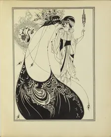The Peacock Skirt, 1907. Creator: Aubrey Beardsley