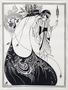 The Peacock Skirt. Illustration for Salome by Oscar Wilde, 1894