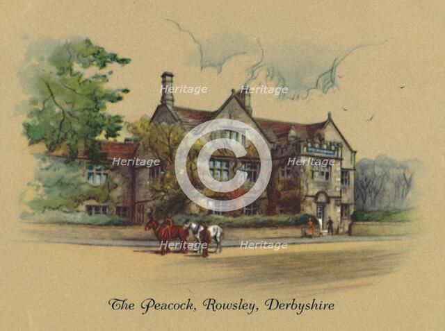 'The Peacock, Rowsley, Derbyshire', 1939. Artist: Unknown.