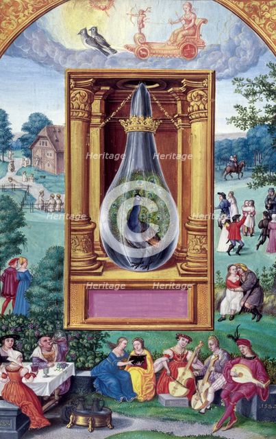 The peacock's tail, 1582. Creator: Unknown.