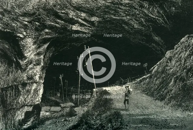 'The Peak Cavern', c1870.