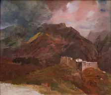 The Peak Fort on the island of Madeira, 1849-1850. Artist: Briullov, Karl Pavlovich (1799-1852)