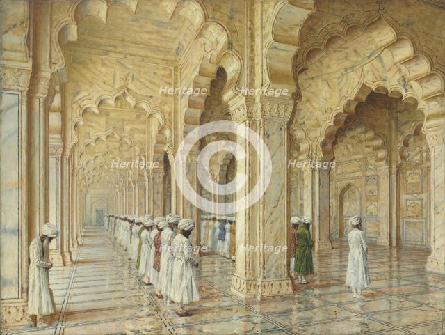 The Pearl Mosque at Agra, End of 1870s-Early 1880s. Artist: Vereshchagin, Vasili Vasilyevich (1842-1904)