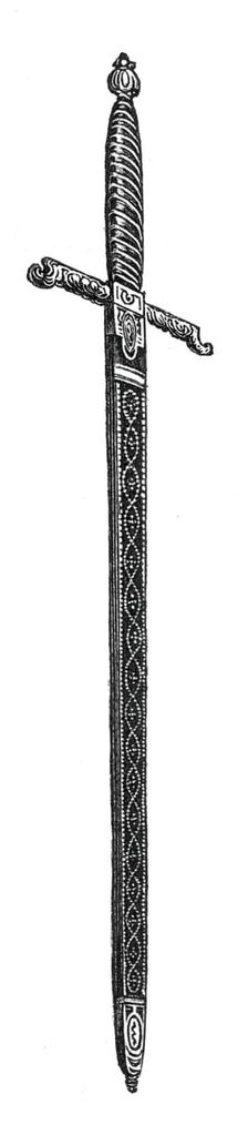 The Pearl Sword, 1844. Creator: Unknown