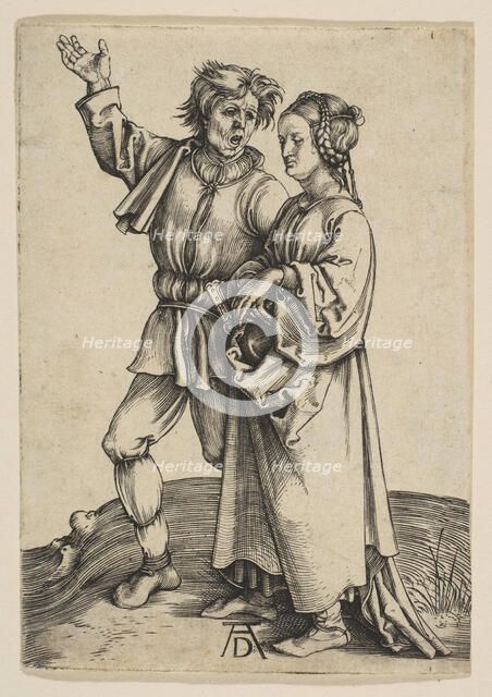 The Peasant and His Wife, ca. 1497. Creator: Albrecht Durer.
