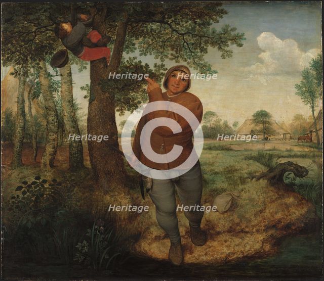 The Peasant and the Nest Robber, 1568. Creator: Bruegel (Brueghel); Pieter; the Elder (ca 1525-1569).