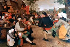 The Peasant Dance 1568-1569. Artist: Pieter Bruegel the Elder