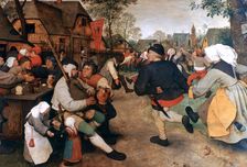 The Peasant Dance 1568-1569. Artist: Pieter Bruegel the Elder