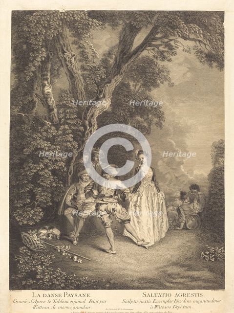 The Peasant Dance. Creator: Benoit Audran II.