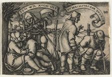 The Peasant Wedding or the Twelve Months: No. 10, 1546. Creator: Hans Sebald Beham (German, 1500-1550)