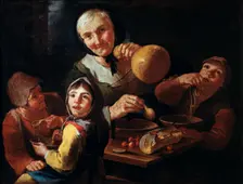 The Peasant's Meal Creator: Cipper, Giacomo Francesco (1664-1736)
