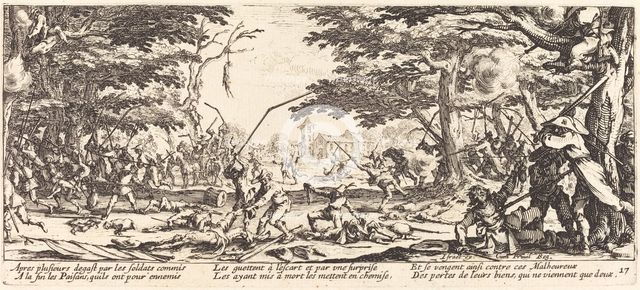 The Peasants Avenge Themselves, c. 1633. Creator: Jacques Callot.