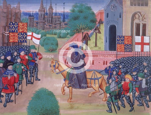 The Peasants' Revolt, c1469-c1480. Creator: Unknown.