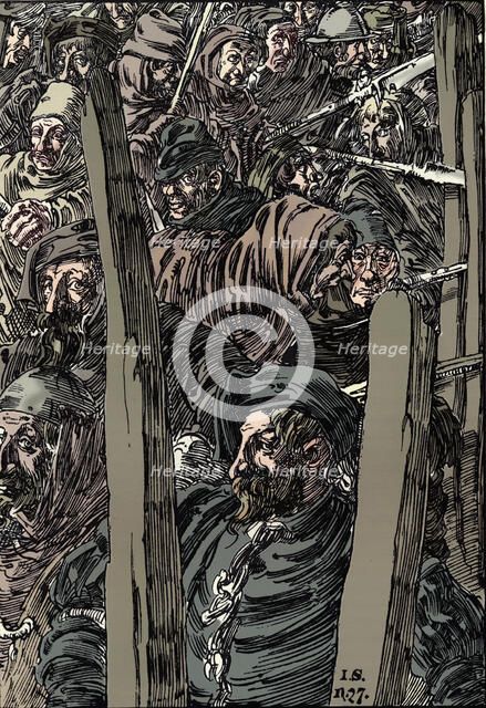 'The Peasants' Revolt', c1895. Artist: Joseph Kaspar Sattler.