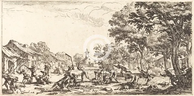 The Peasants' Revenge, c. 1633. Creator: Jacques Callot.