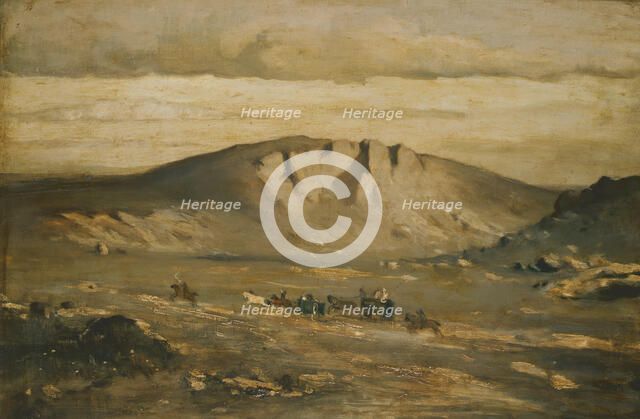 The Peasants' Wedding, 1858. Artist: Kosárek, Adolf (1830-1859)