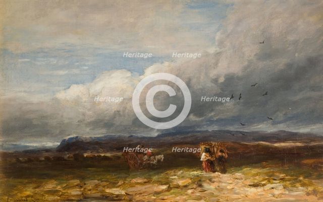 The Peat Gatherers, 1850. Creator: David Cox the elder.