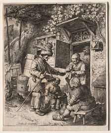 The Peddlar, 1741. Creator: Christian Wilhelm Ernst Dietrich (German, 1712-1774)