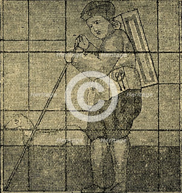 'The Pedlar and his Dog, formerly in Lambeth Church', (c1878). Creator: Unknown.
