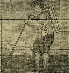 The Pedlar and his Dog, formerly in Lambeth Church (c1878). Creator: Unknown