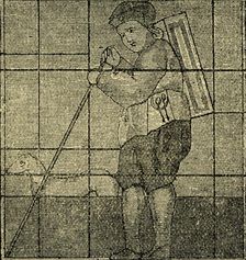 The Pedlar and his Dog, formerly in Lambeth Church (c1878). Creator: Unknown