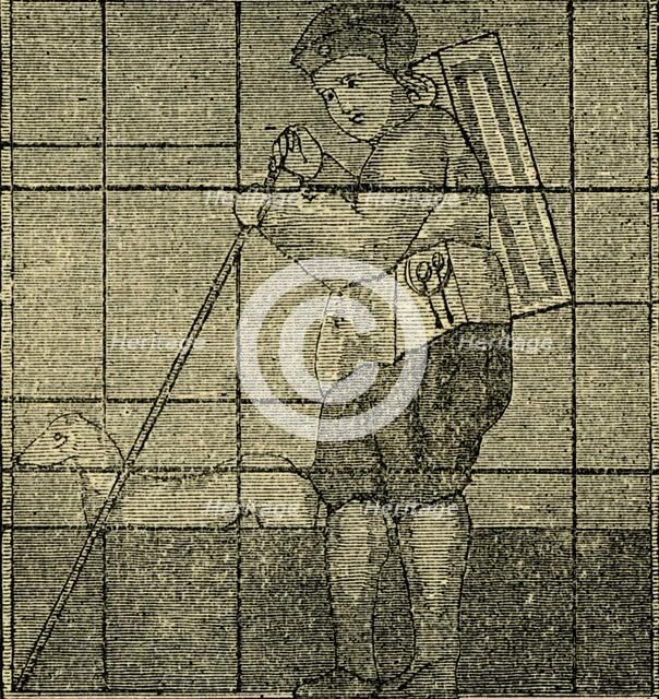 'The Pedlar and his Dog, formerly in Lambeth Church', (c1878). Creator: Unknown.