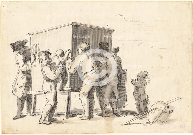 The Peep-Show, 1765/1766. Creator: Pietro Antonio Novelli.