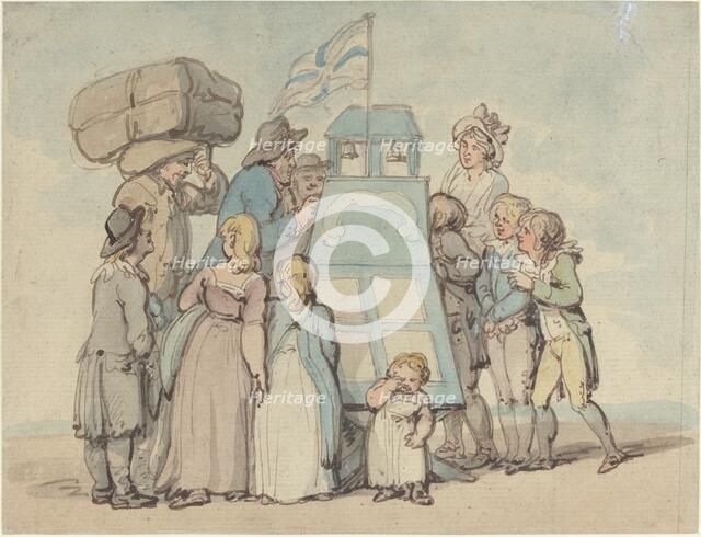 The Peep Show. Creator: Thomas Rowlandson.