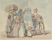 The Peep Show. Creator: Thomas Rowlandson