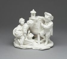 The Peep Show, or the Magic Lantern (La Curiosité ou La Lanterne Magique), Sèvres, c. 1757. Creators: Sèvres Porcelain Manufactory, Etienne-Maurice Falconet
