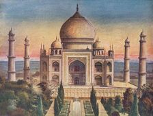 The Peerless Gem of Mohammerdan Architecture: the Taj Mahal at Agra 1908. Creator: Unknown