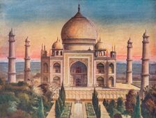 The Peerless Gem of Mohammerdan Architecture: the Taj Mahal at Agra 1908. Creator: Unknown